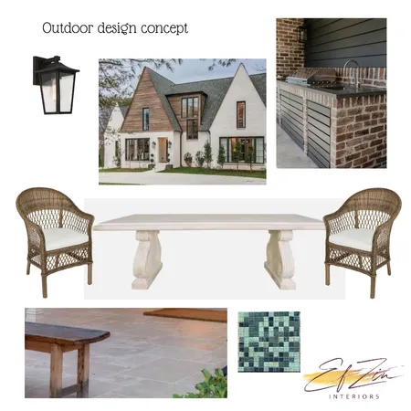 Hart Street Alfresco & Pool concept Interior Design Mood Board by EF ZIN Interiors on Style Sourcebook