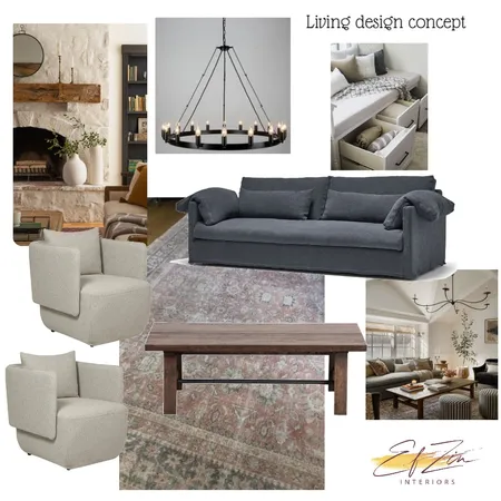 Hart Street Living concept Interior Design Mood Board by EF ZIN Interiors on Style Sourcebook