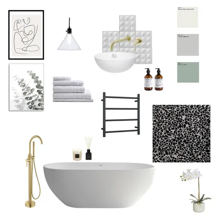 BATHROOM Interior Design Mood Board by G on Style Sourcebook