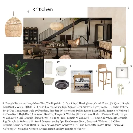 IDI Module 9 Kitchen Interior Design Mood Board by AliceBurnard on Style Sourcebook