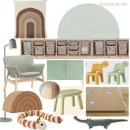 kids playroom 2 Interior Design Mood Board by RAYDAN BLAIR on Style Sourcebook