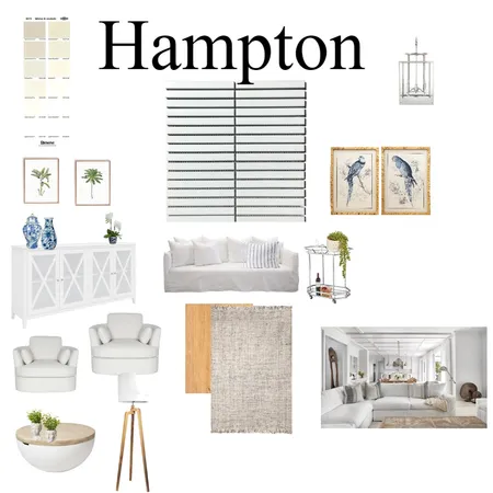 Hampton living style final Interior Design Mood Board by Annadavis on Style Sourcebook