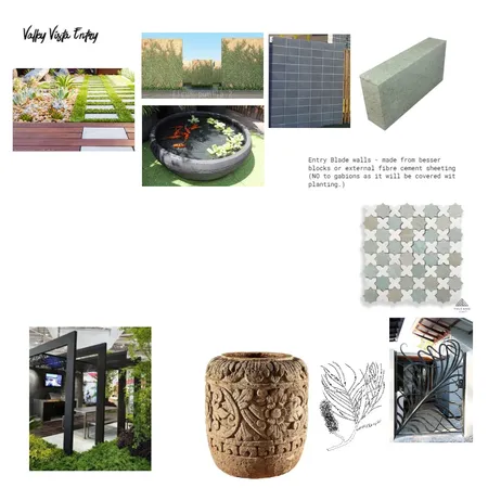 Valley Vista Entry_Breezeway_Zen gdn Interior Design Mood Board by Mel6374 on Style Sourcebook