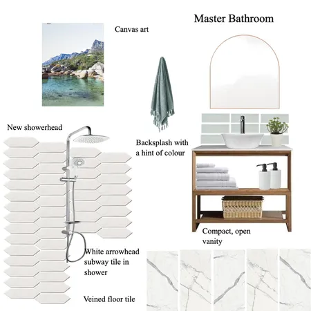 Ryan 3 Master Bathroom Interior Design Mood Board by STK on Style Sourcebook