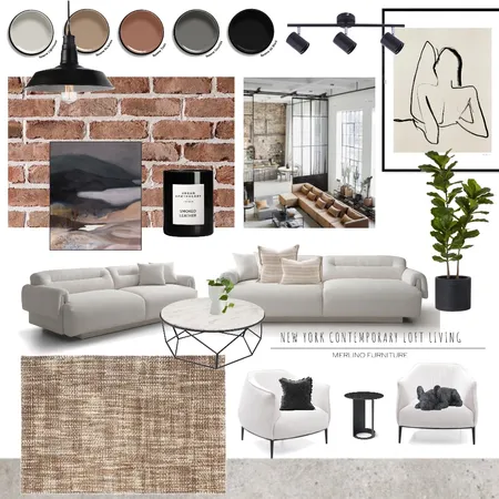 Merlino retail LIVING ROOM May 22 Interior Design Mood Board by Oleander & Finch Interiors on Style Sourcebook