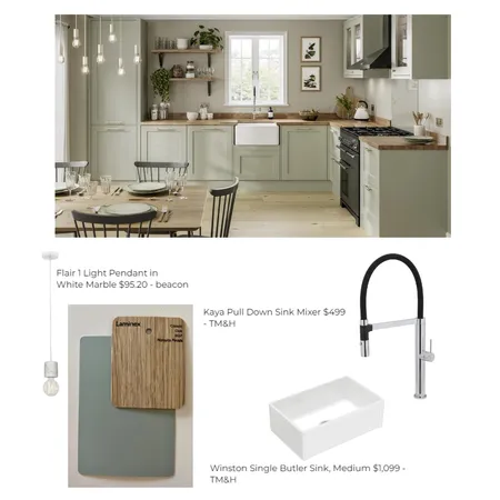 sage kitchen Interior Design Mood Board by bindivella on Style Sourcebook