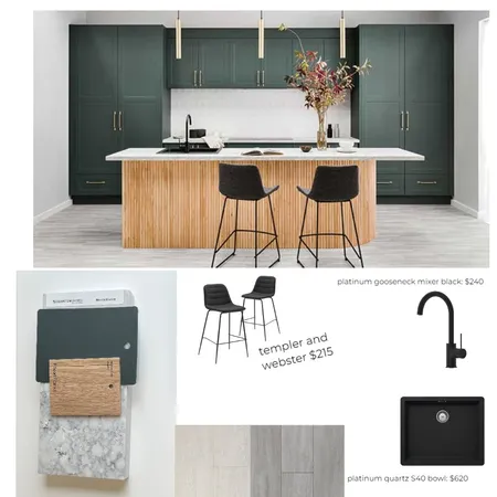 emerald kitchen Interior Design Mood Board by bindivella on Style Sourcebook