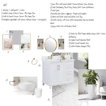 SAMPLE BOARD - WC Interior Design Mood Board by Pamela Goncalves on Style Sourcebook