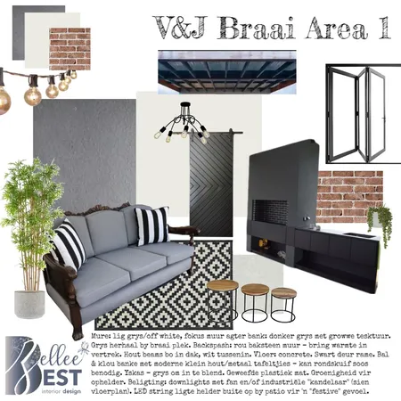 V&J Braai 1 Interior Design Mood Board by Zellee Best Interior Design on Style Sourcebook