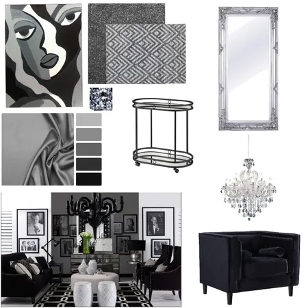 Hoolywood Glam Interior Design Mood Board by dvhop@bigpond.net.au on Style Sourcebook