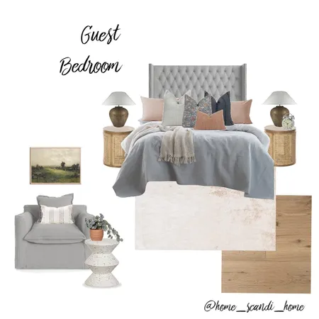 Guest Bedroom Interior Design Mood Board by @home_scandi_home on Style Sourcebook