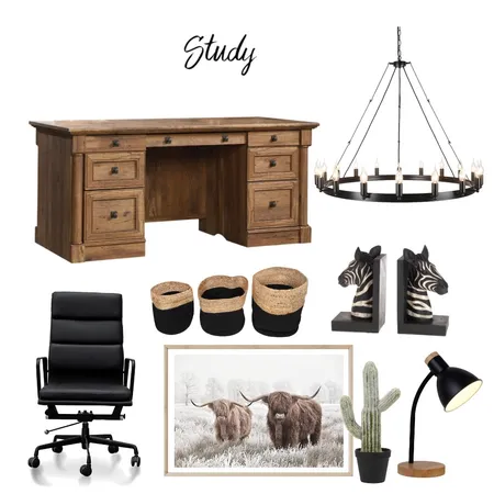 Study Interior Design Mood Board by Kathy H on Style Sourcebook