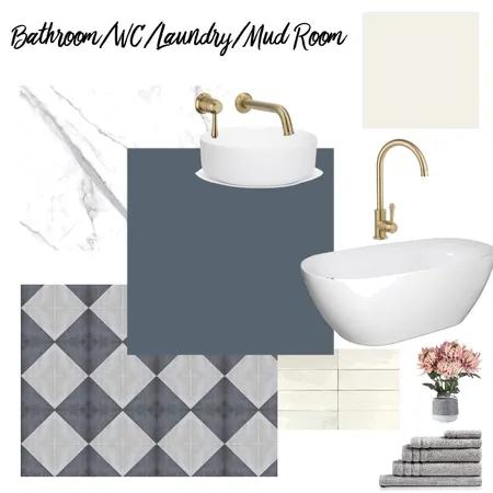 Butters Close Bathroom/Laundry/Mudroom Interior Design Mood Board by CloverInteriors on Style Sourcebook