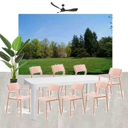 Alfresco - all pink chairs Interior Design Mood Board by Booth on Style Sourcebook