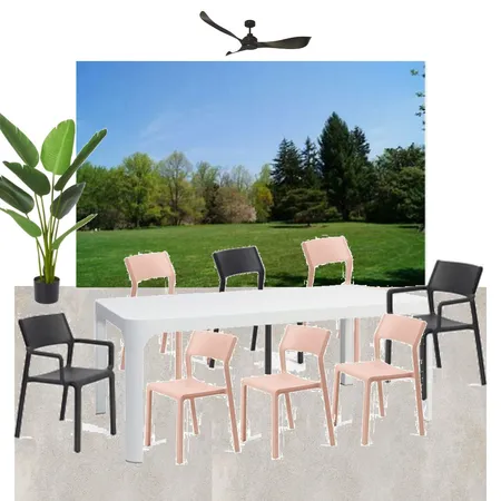 Alfresco - 5 pink chairs Interior Design Mood Board by Booth on Style Sourcebook