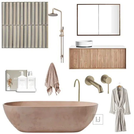 Bathroom Sanctuary Interior Design Mood Board by Hidden Jewel Interiors on Style Sourcebook