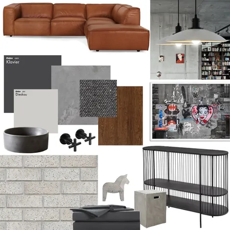 Industrial Interior Design Mood Board by Tiffanie Alexander Interiors on Style Sourcebook