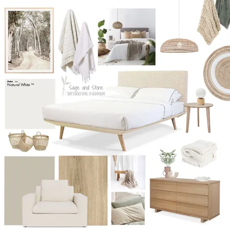 Natural Contemporary Bedroom Interior Design Mood Board by Jaylene Green on Style Sourcebook