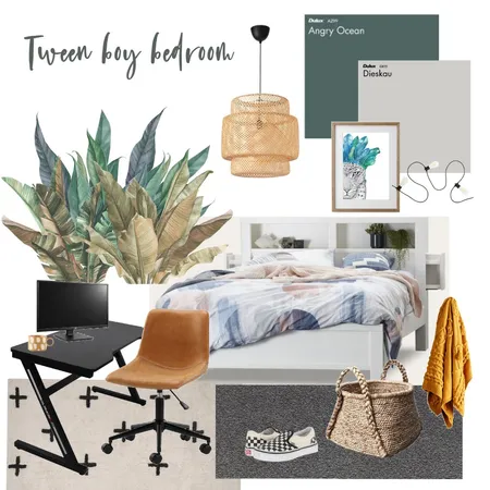 Tween boys bedroom Interior Design Mood Board by The Creative Advocate on Style Sourcebook