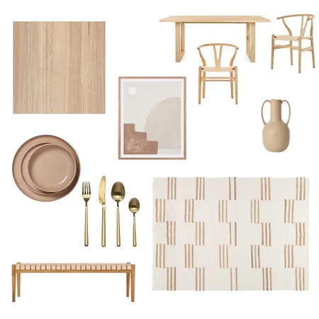 Modern coastal dining room Interior Design Mood Board by Zoe on Style Sourcebook