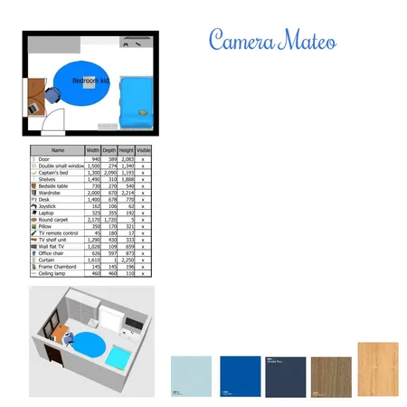 Bedroom Mateo Interior Design Mood Board by Oana on Style Sourcebook