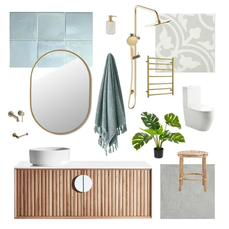 Beach House Bathroom Interior Design Mood Board by jazcollum on Style Sourcebook