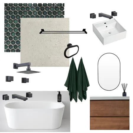 Tara Bathroom Interior Design Mood Board by StephDunstall on Style Sourcebook