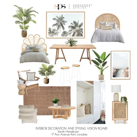 vision board Sarah Henderson Interior Design Mood Board by Tylersurfcoastpropertystylist on Style Sourcebook