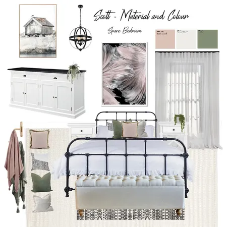 Scott spare bedroom Interior Design Mood Board by LMR Designs on Style Sourcebook