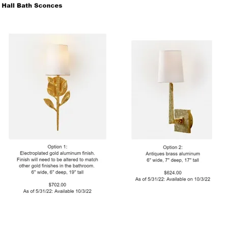 Rutz sconces 1 Interior Design Mood Board by Intelligent Designs on Style Sourcebook