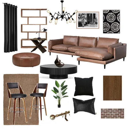 Industrial Mood Board Interior Design Mood Board by ElodieCourtois on Style Sourcebook