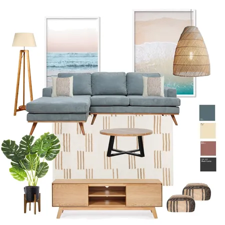 Masculine Coastal Interior Design Mood Board by aartilyall on Style Sourcebook