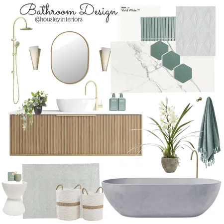 Bathroom Design Interior Design Mood Board by Housley Interiors on Style Sourcebook