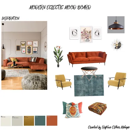 MODERN ECLECTIC MOOD BOARD Interior Design Mood Board by Refilwe Molapo on Style Sourcebook