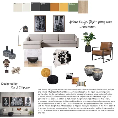 African mood board Interior Design Mood Board by CarolC on Style Sourcebook