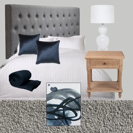 Guest Bedroom Interior Design Mood Board by Vess on Style Sourcebook