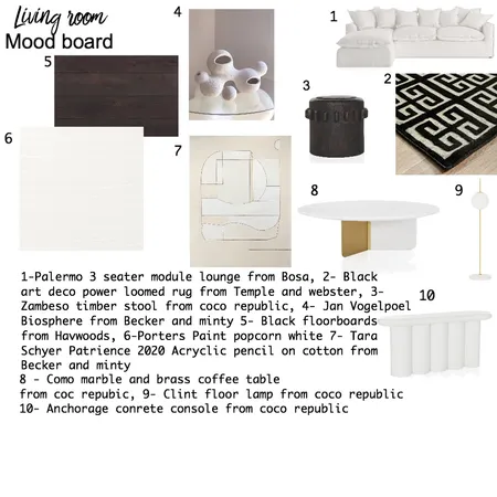 living room Interior Design Mood Board by FreyaMcCullough on Style Sourcebook