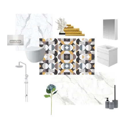 basement bathroom Interior Design Mood Board by mini on Style Sourcebook