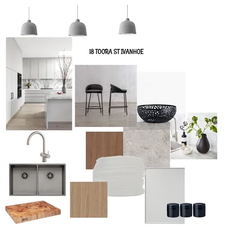 Toora kitchen 1 grey kitchen Interior Design Mood Board by MARS62 on Style Sourcebook