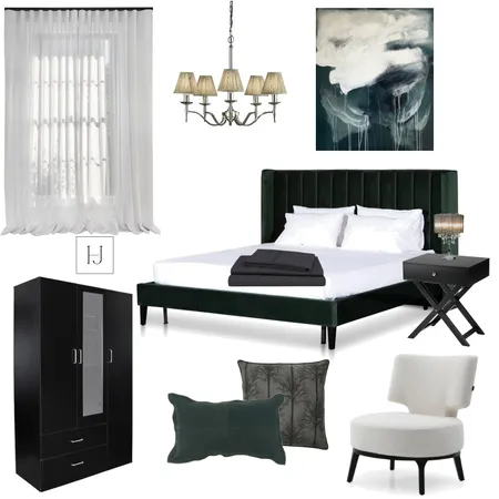 bedroom Interior Design Mood Board by Hidden Jewel Interiors on Style Sourcebook