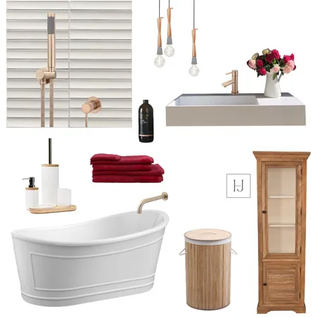 accented bathroom Interior Design Mood Board by Hidden Jewel Interiors on Style Sourcebook