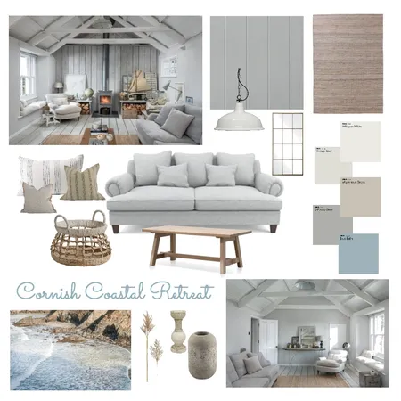 Rustic Coastal Retreat Interior Design Mood Board by Jules Steen on Style Sourcebook