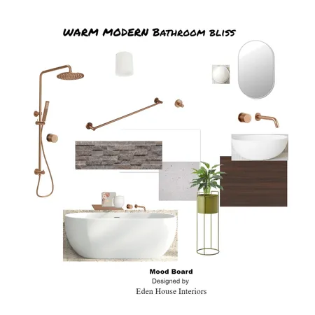 Bathroom Bliss Interior Design Mood Board by Eden House Interiors on Style Sourcebook