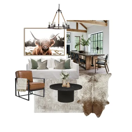 Moody Modern Barn Interior Design Mood Board by rubytalaj on Style Sourcebook