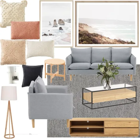 Main loungeroom Interior Design Mood Board by Meg Caris on Style Sourcebook