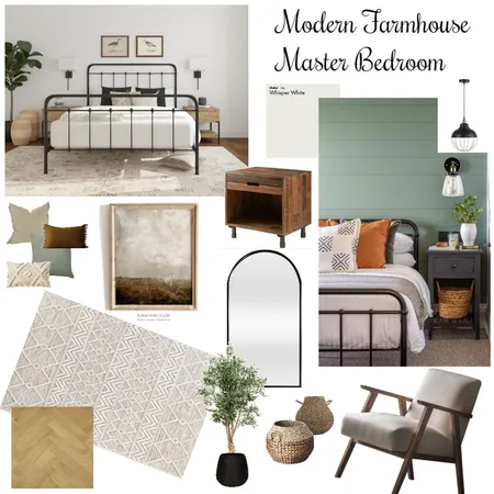 Modern Farmhouse master Interior Design Mood Board by natashahoff on Style Sourcebook