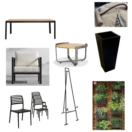 Dark Teneriffe Balcony Interior Design Mood Board by dvhop@bigpond.net.au on Style Sourcebook