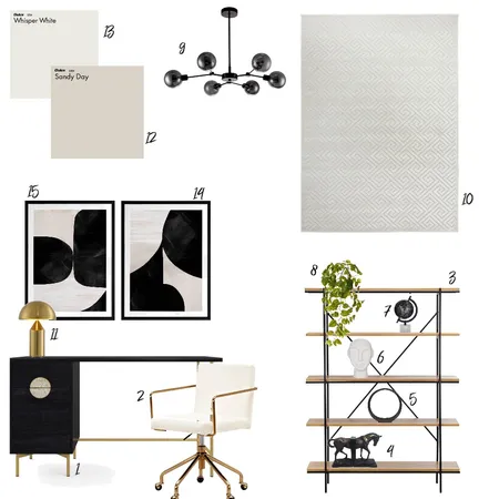 office Interior Design Mood Board by Larissa Oliveira on Style Sourcebook