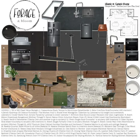 Module 10 - Sample Board 1592 Tram Road Interior Design Mood Board by fleurwalker on Style Sourcebook