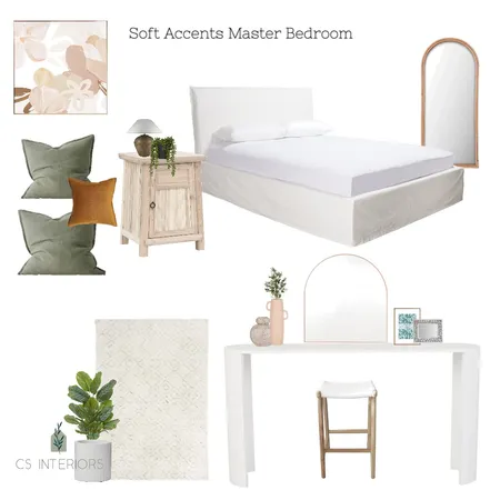 Rachael Master Bedroom Option 2 Interior Design Mood Board by CSInteriors on Style Sourcebook